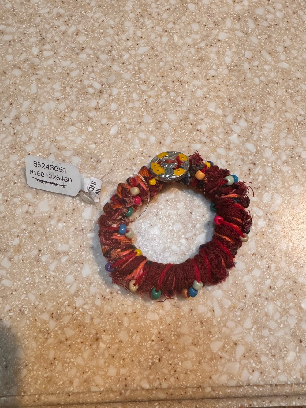 Free People Beaded Kantha Hair Tye. NWT!!!